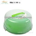 clear reusable plastic box with lock for cakes